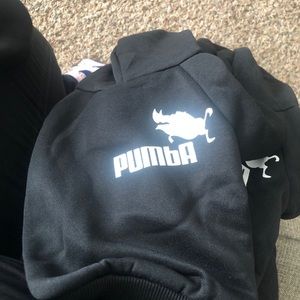 Dog pumba outfit